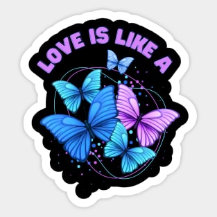 DOLLY PARTON Love is like a Butterfly Sticker